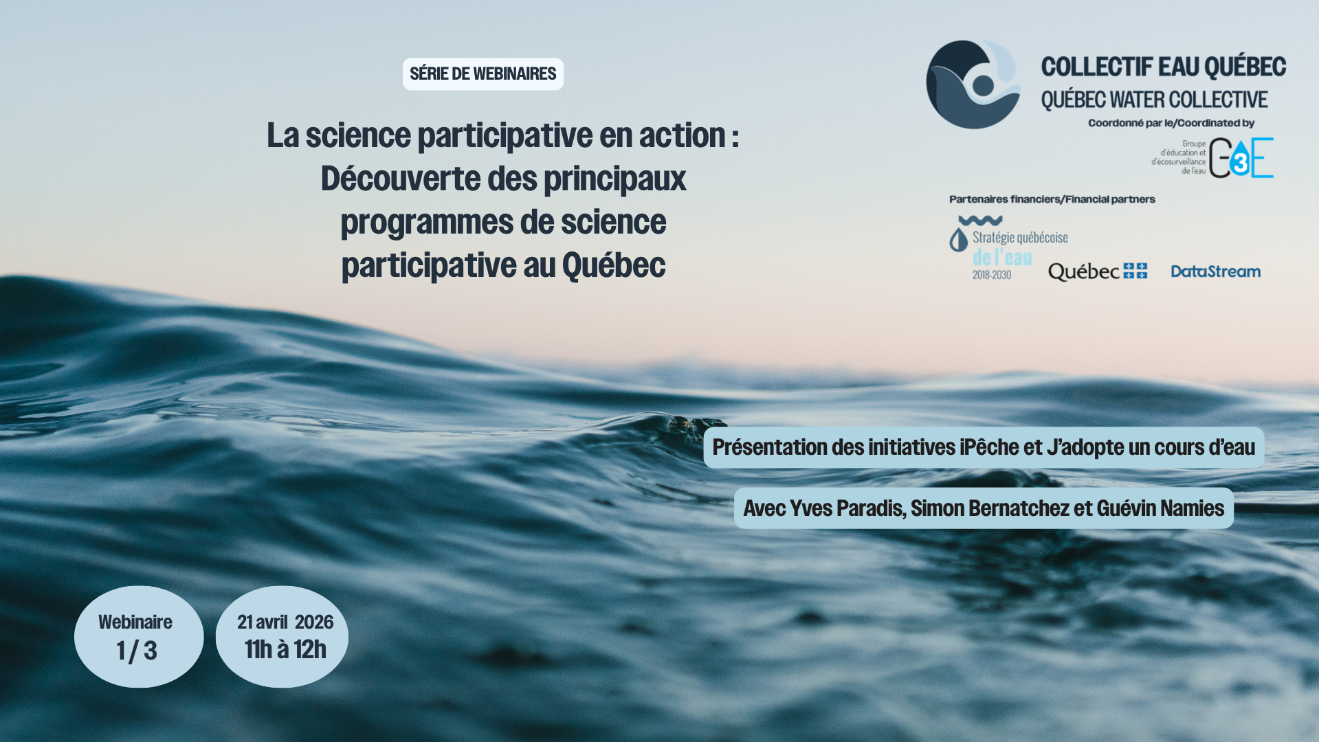 Découverte des programmes iPêche et J’adopte un cours d’eau